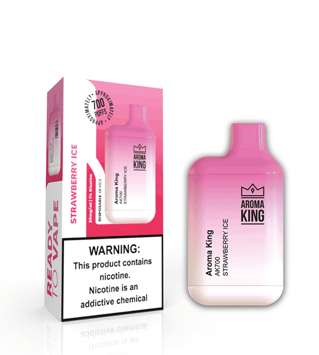 Aroma King BAR 700 Puffs - Strawberry Ice (Truskawka) /e-pap. jednorazowy/